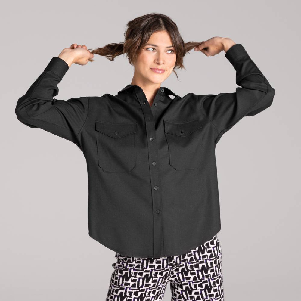 LIVING CRAFTS ALIX - Utility Shirt - Black