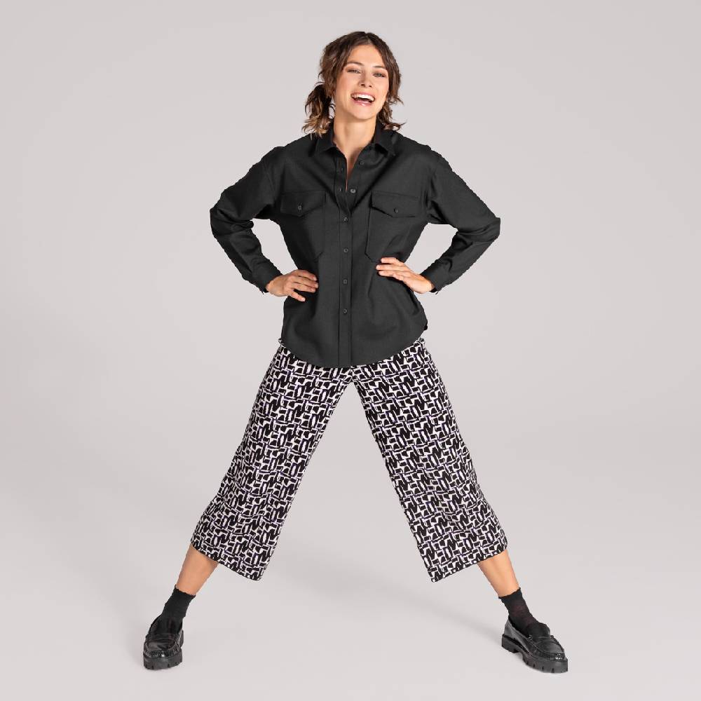 LIVING CRAFTS ALIX - Utility Shirt - Black