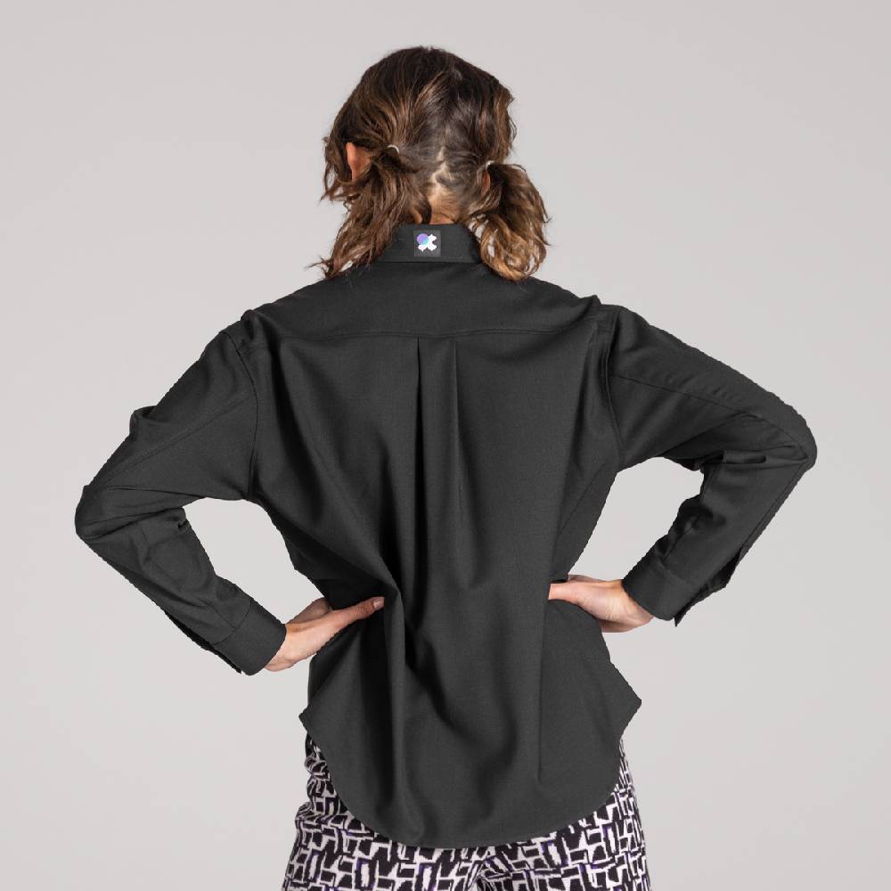 LIVING CRAFTS ALIX - Utility Shirt - Black