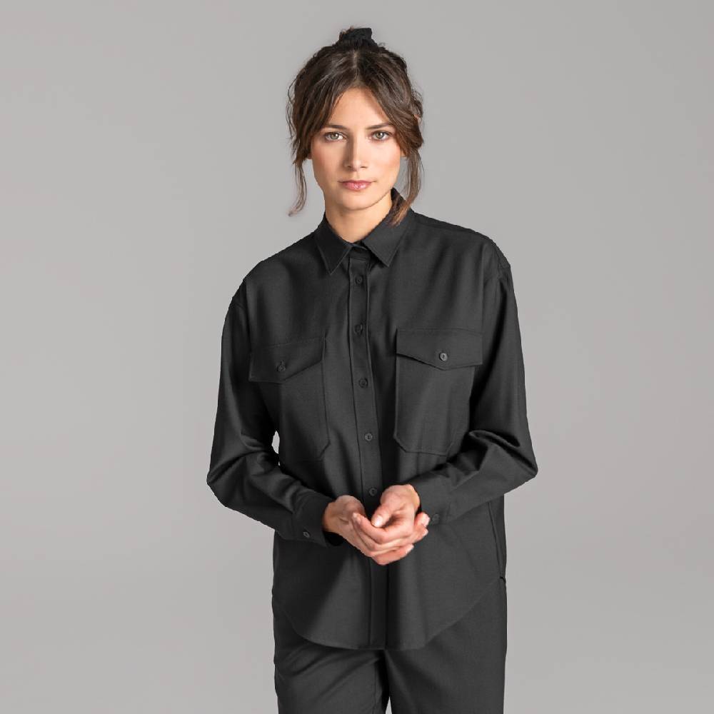 LIVING CRAFTS ALIX - Utility Shirt - Black