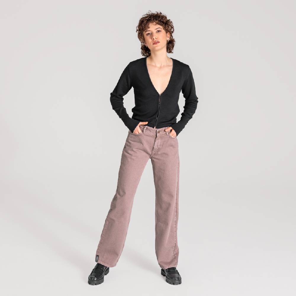 LIVING CRAFTS ALIZEE - Strickjacke - Off Black