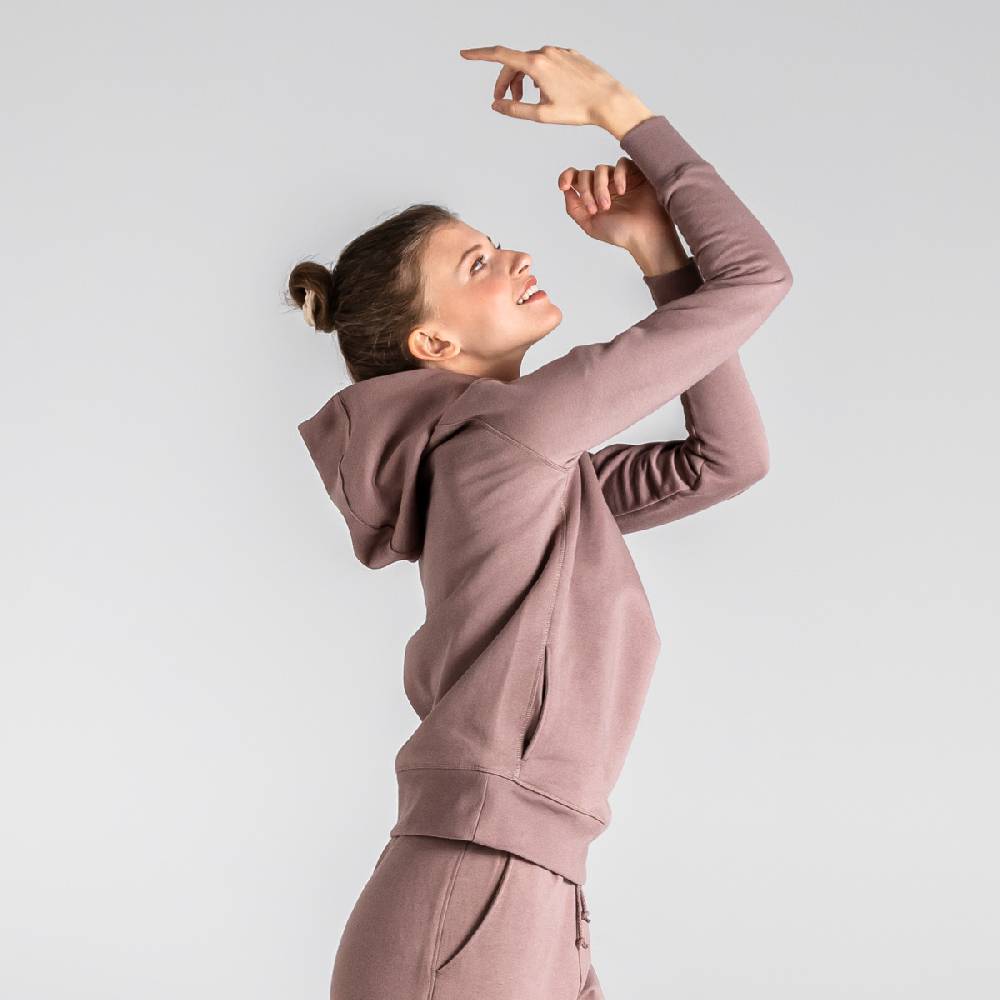 LIVING CRAFTS ANEA - Hoodie - Mauve