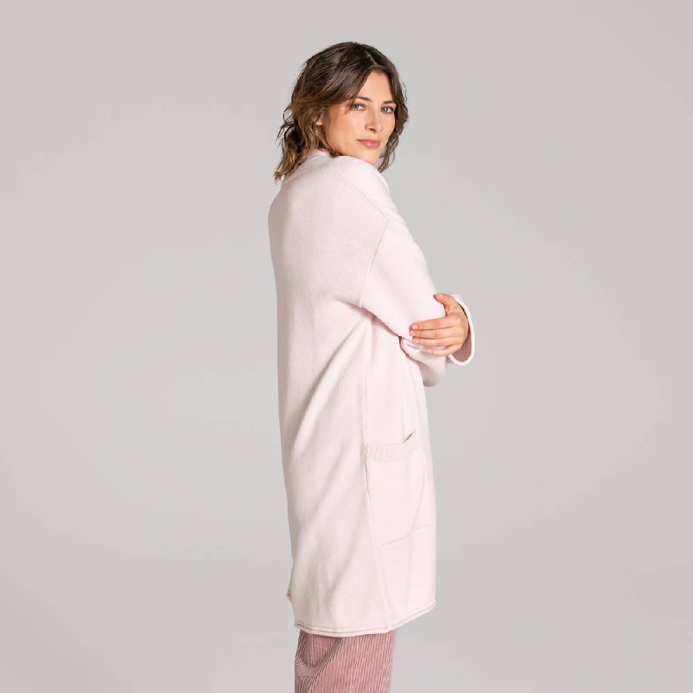 LIVING CRAFTS ANIEK - Strickjacke Lang - Nude