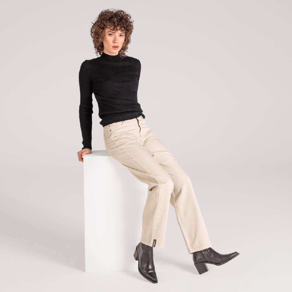 LIVING CRAFTS ANOUK - Color Denim - Offwhite