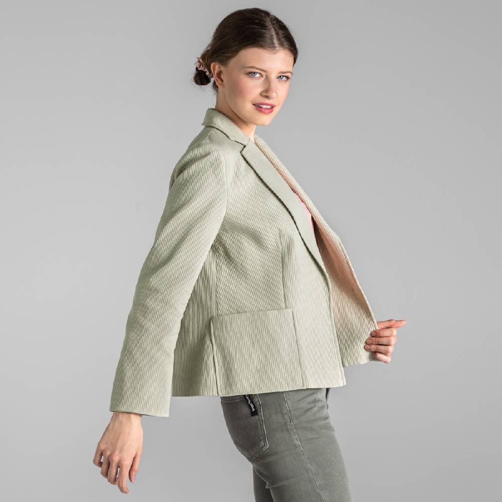 LIVING CRAFTS BEX - Blazer - Salbei
