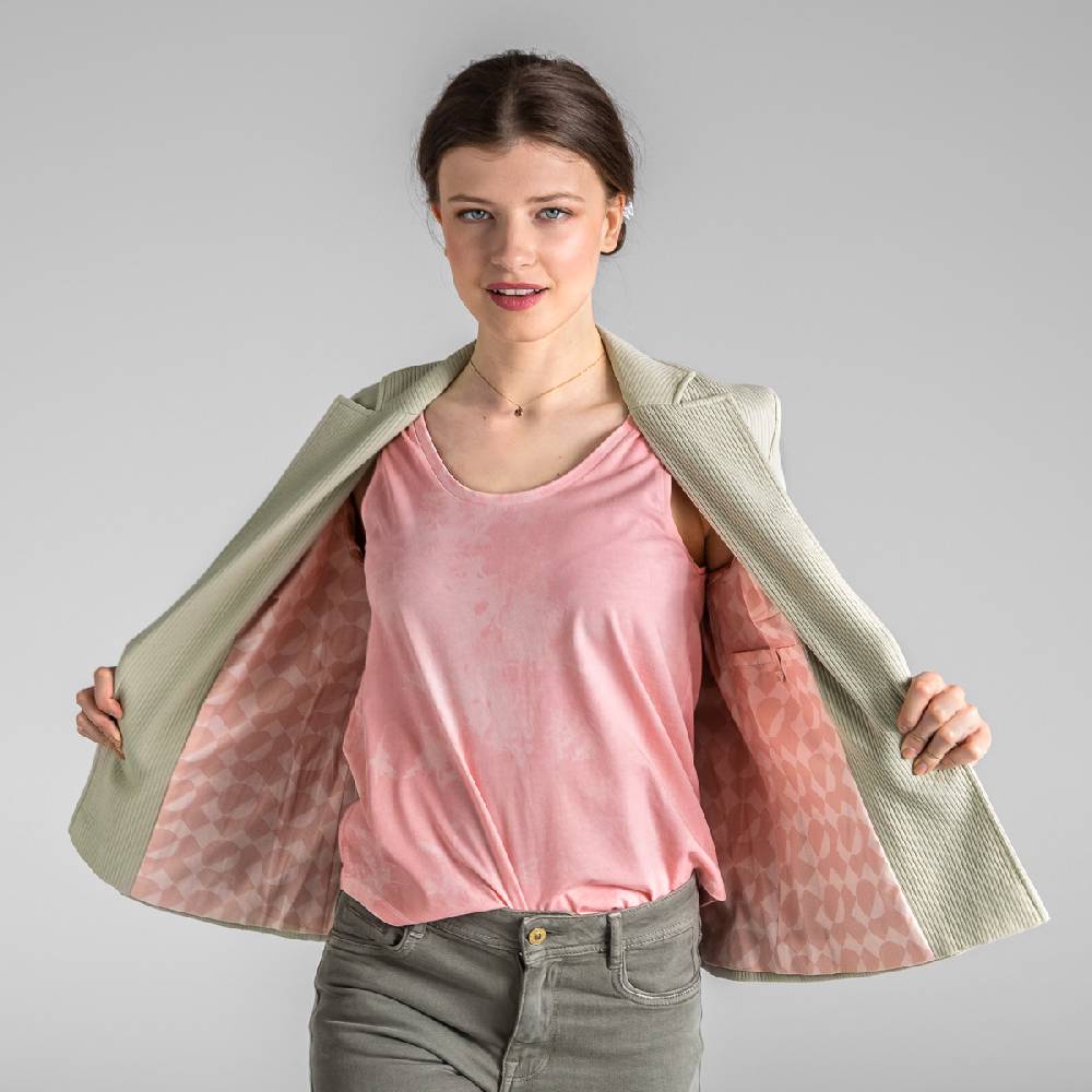 LIVING CRAFTS BEX - Blazer - Salbei