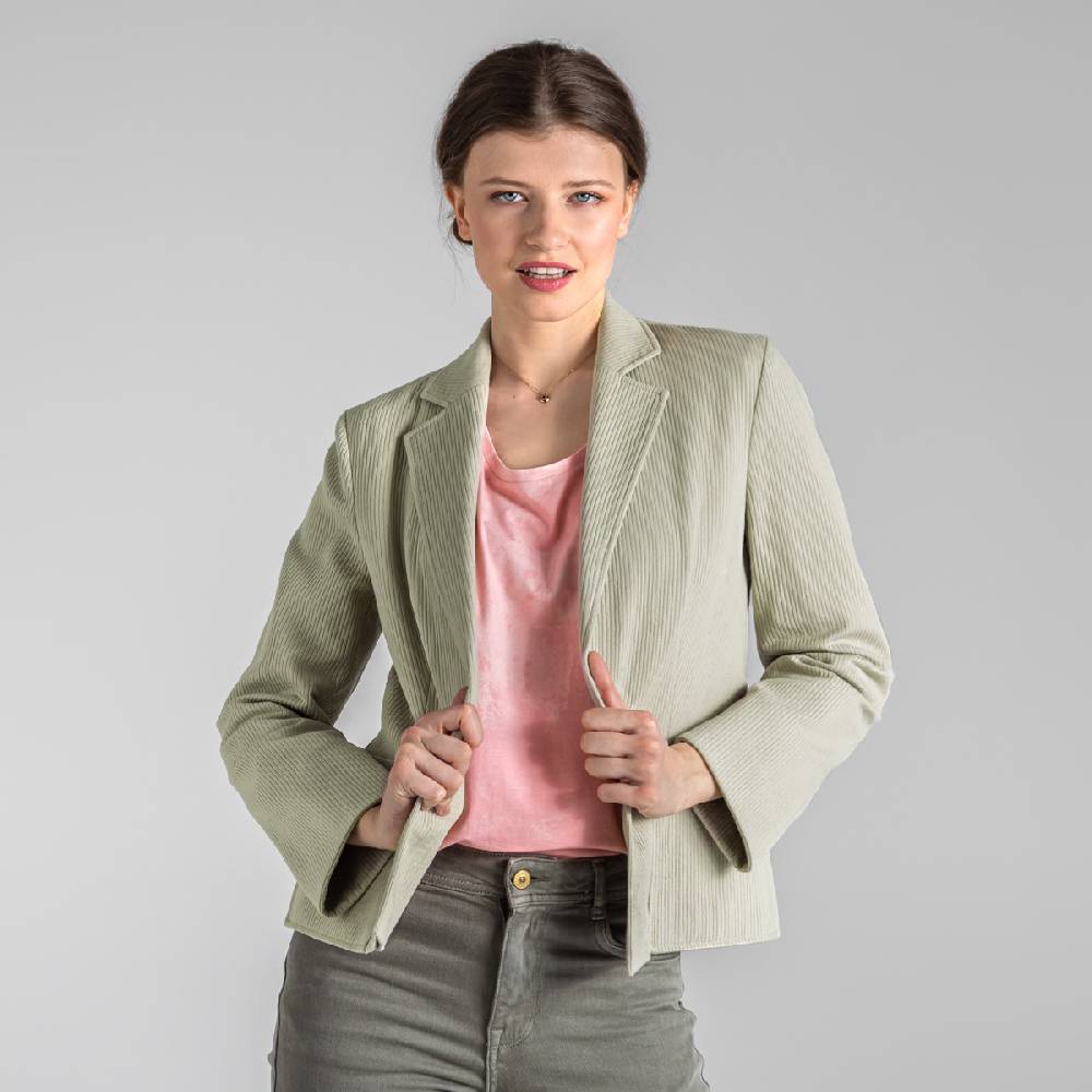 LIVING CRAFTS BEX - Blazer - Salbei
