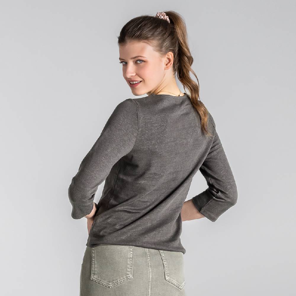 LIVING CRAFTS BIRKA - Shirt - Erde