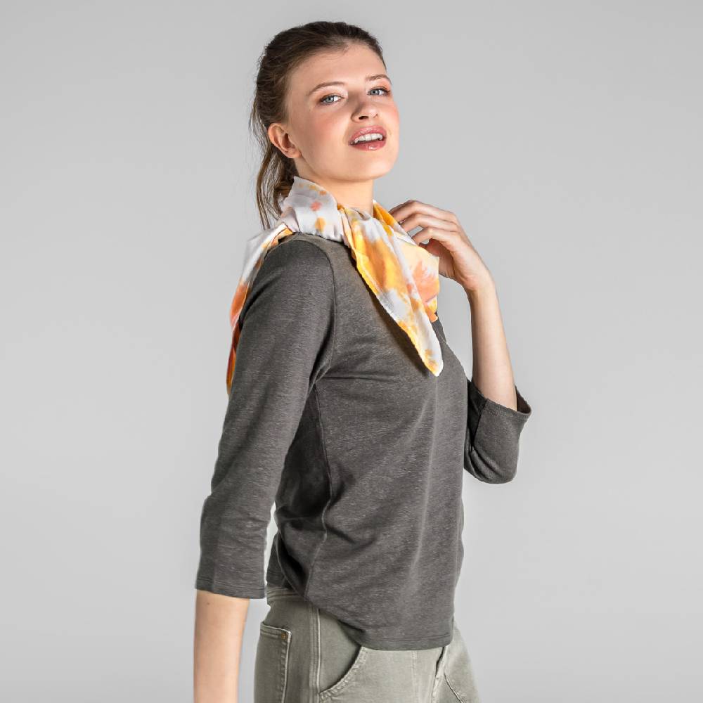 LIVING CRAFTS BIRKA - Shirt - Erde