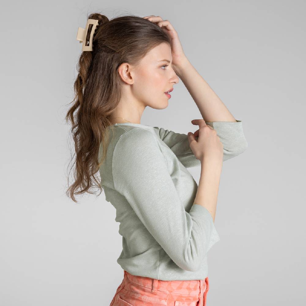 LIVING CRAFTS BIRKA - Shirt - Salbei