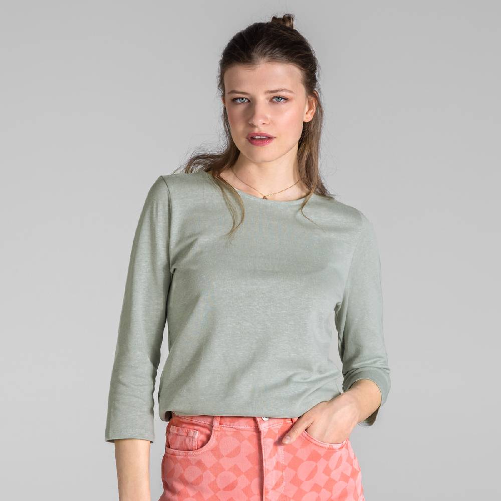 LIVING CRAFTS BIRKA - Shirt - Salbei