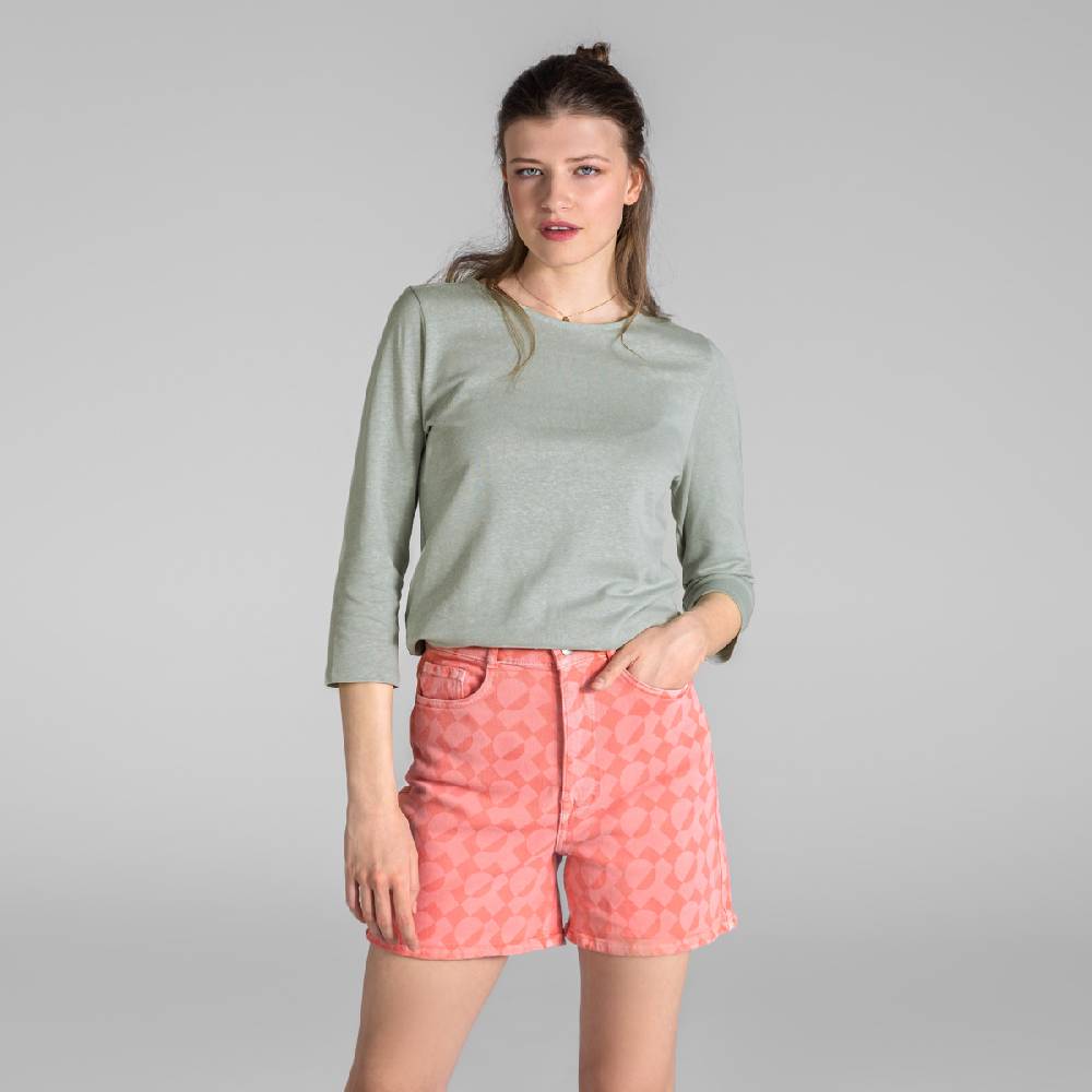 LIVING CRAFTS BONTJE - Jeans Shorts - Coral