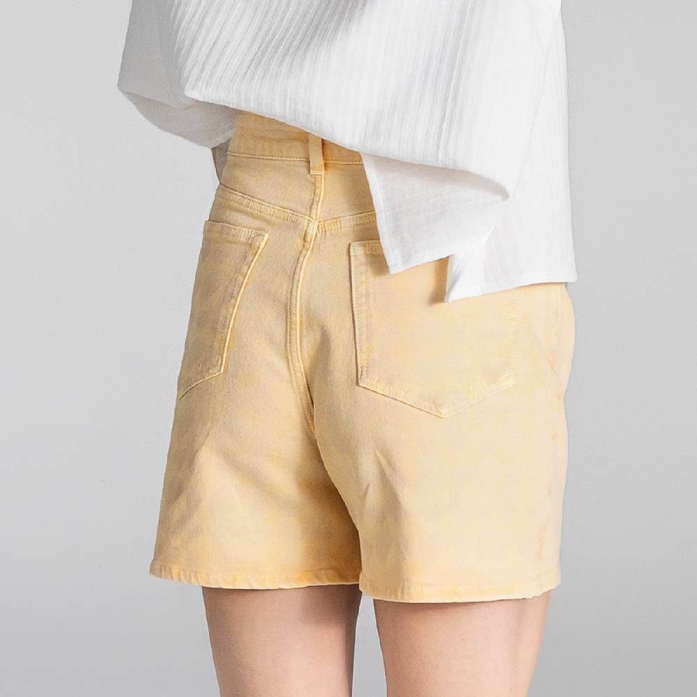 LIVING CRAFTS BONTJE - Jeans Shorts - Yellow