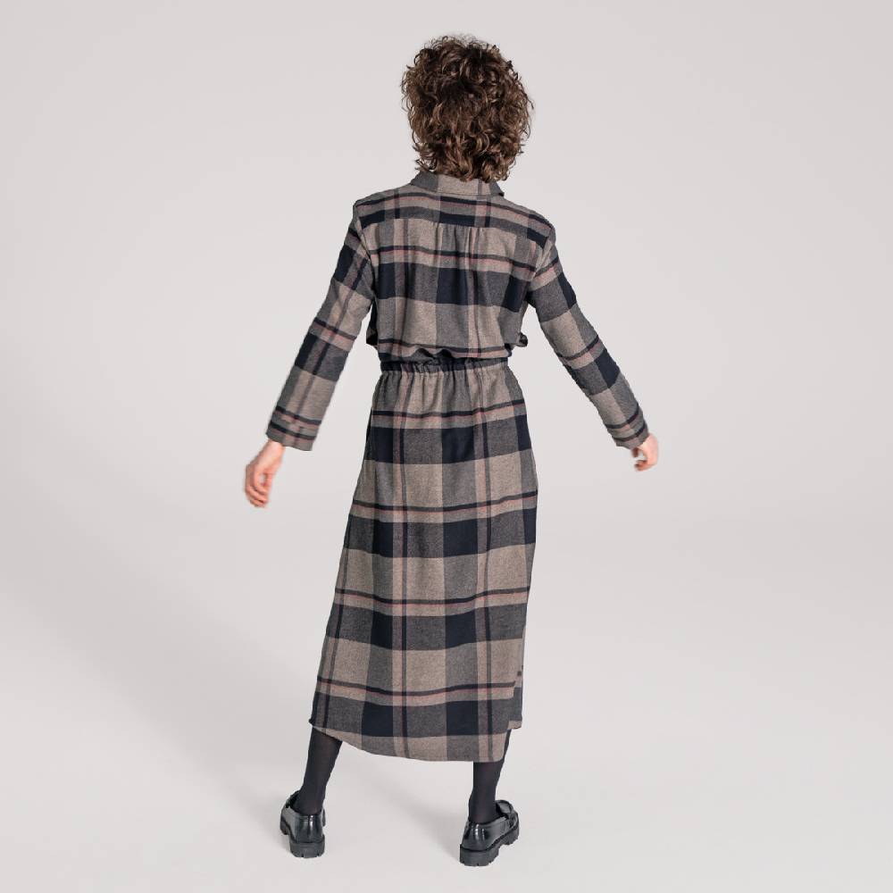 LIVING CRAFTS CHARU - Kleid - Black Check