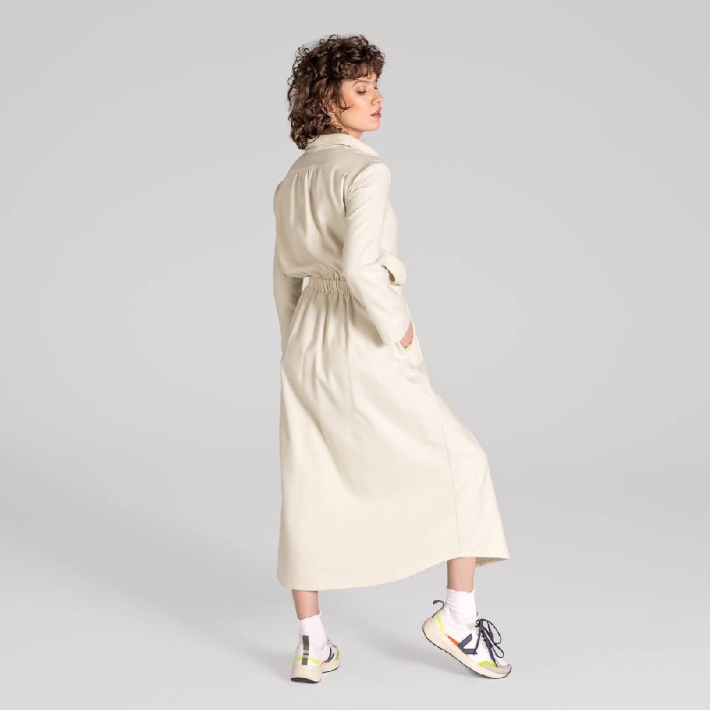 LIVING CRAFTS CHARU - Kleid - Stone Grey