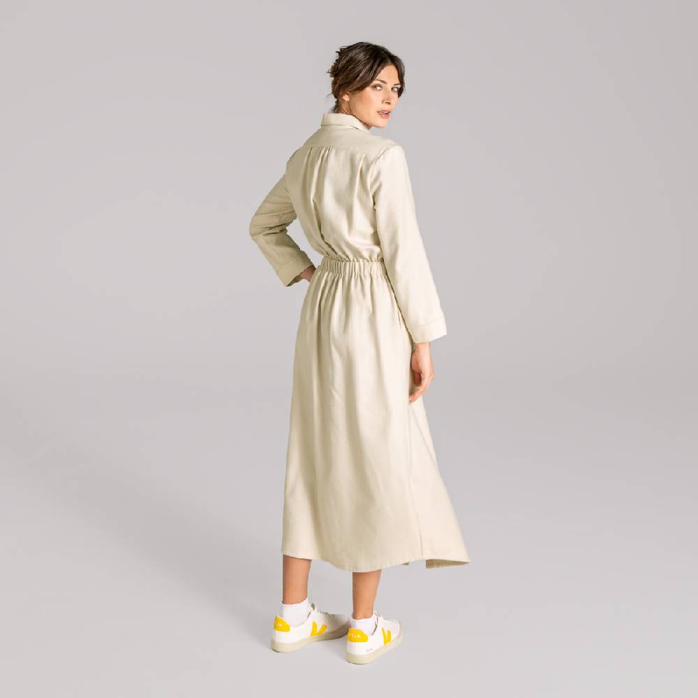 LIVING CRAFTS CHARU - Kleid - Stone Grey