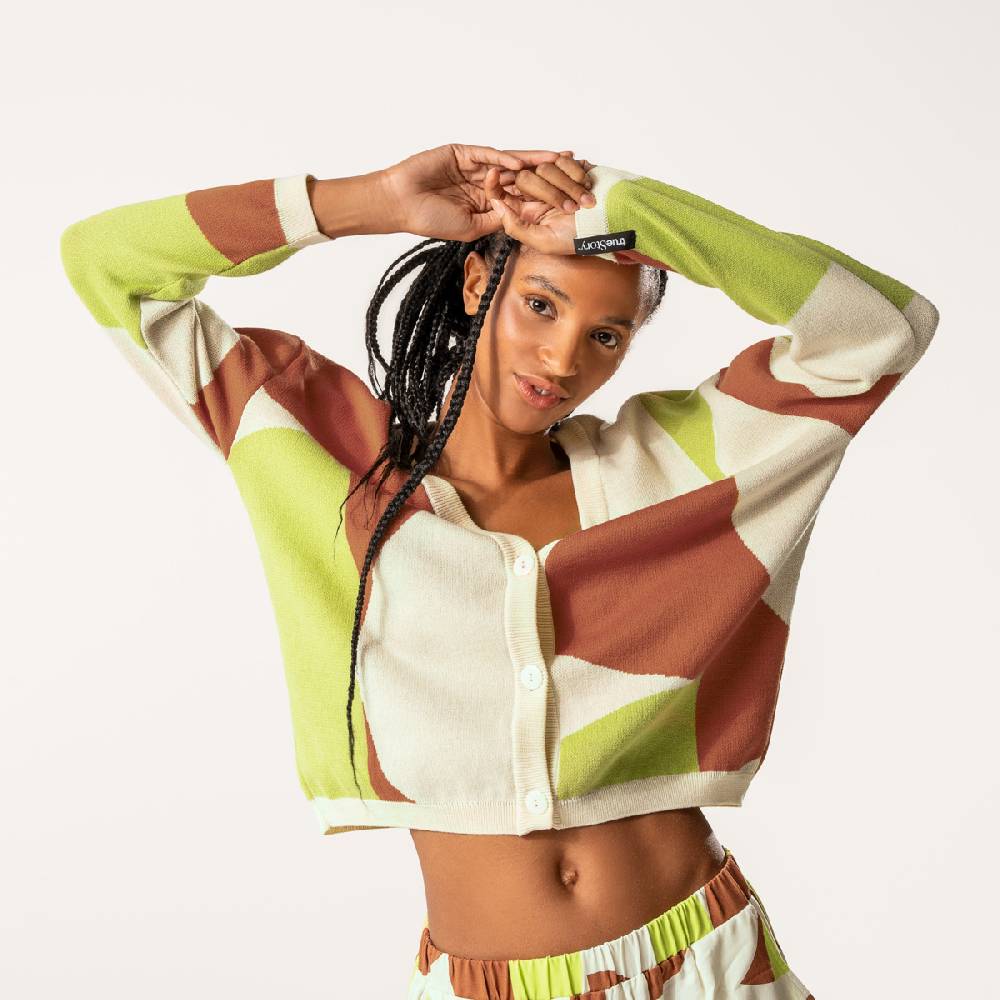 LIVING CRAFTS DELORA - Strickjacke - Art 7