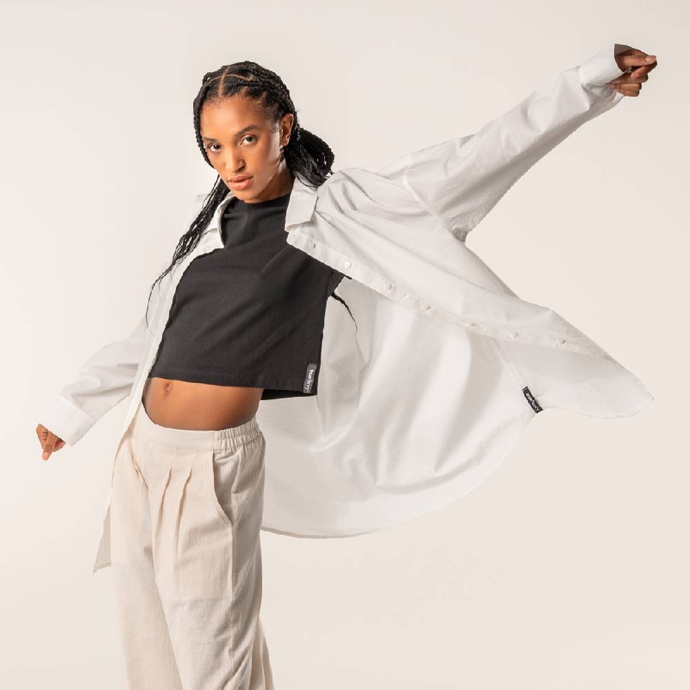 LIVING CRAFTS DORO - Hemd - Offwhite