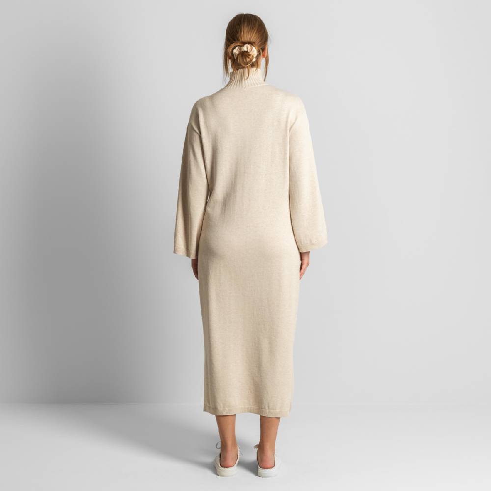 LIVING CRAFTS EELA - Strickkleid - Sand