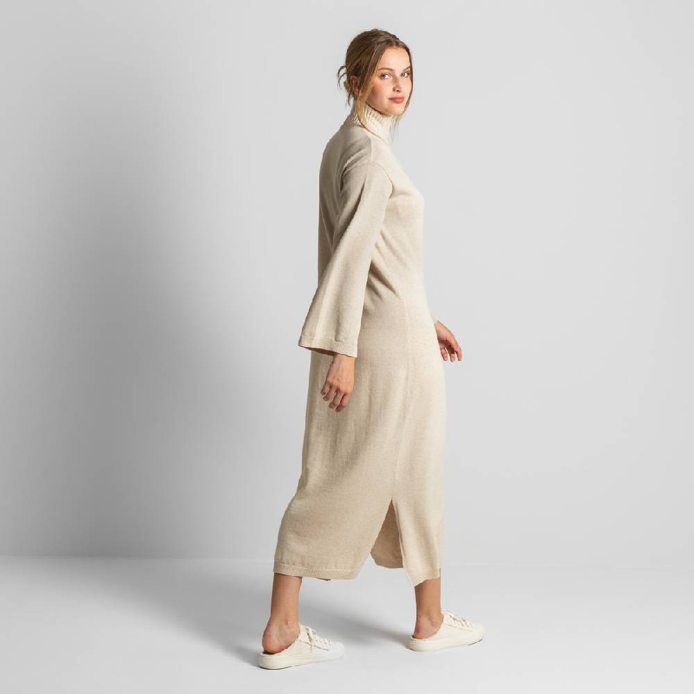 LIVING CRAFTS EELA - Strickkleid - Sand