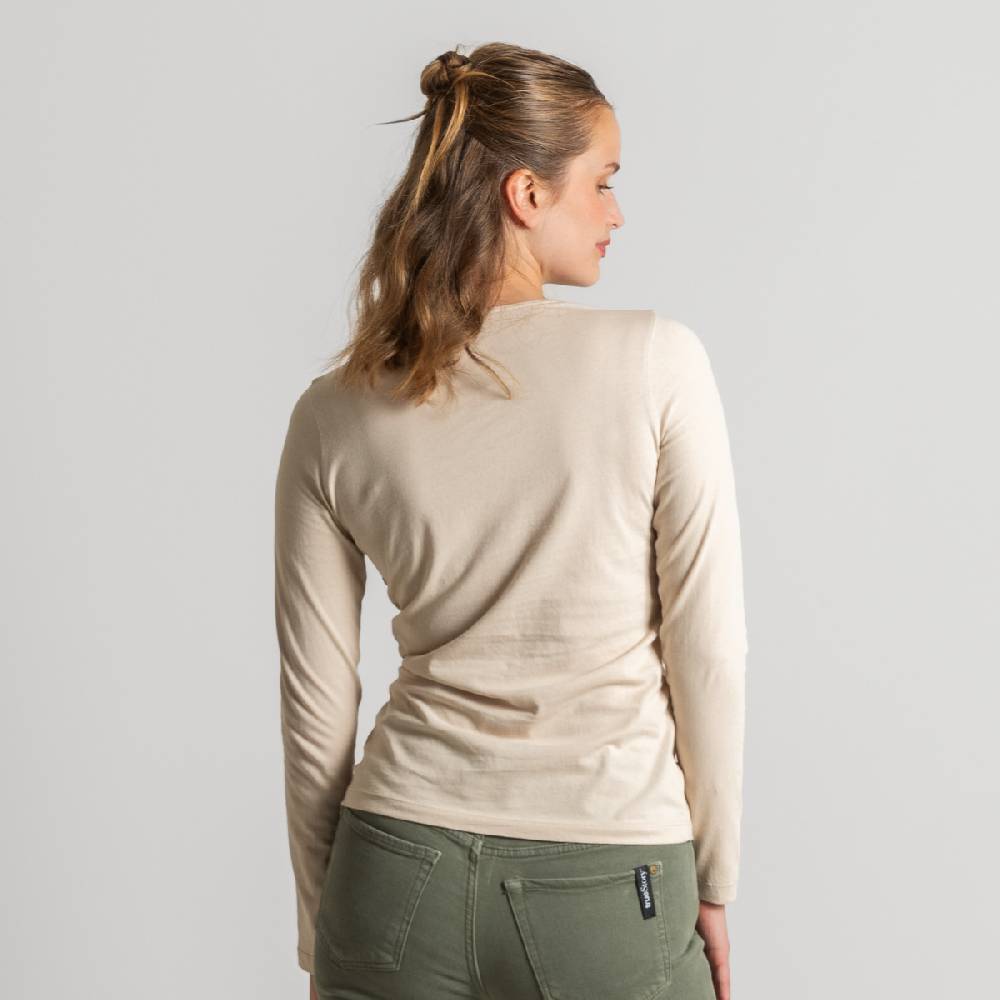 LIVING CRAFTS ELIN - Langarm Shirt - Sand