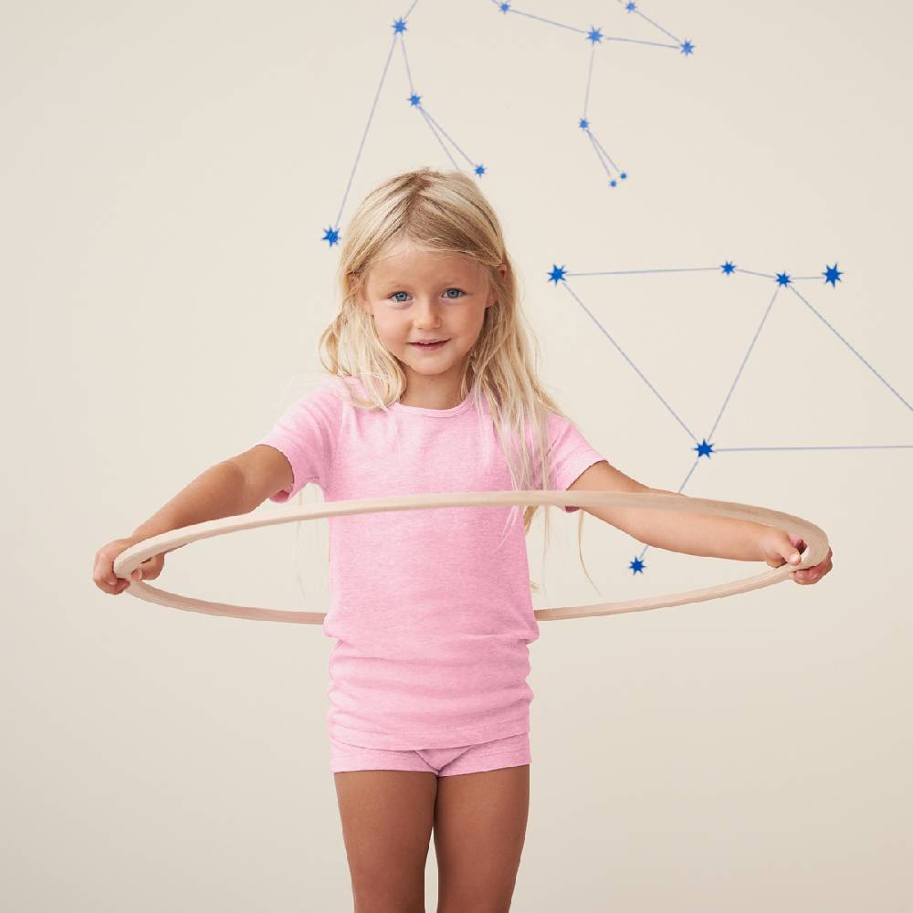 LIVING CRAFTS GOAT - Kurzarm-Shirt - Rose Melange