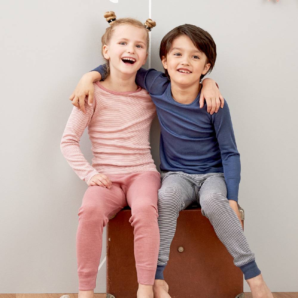 LIVING CRAFTS - Langarm-Shirt - Natural/Rose Striped