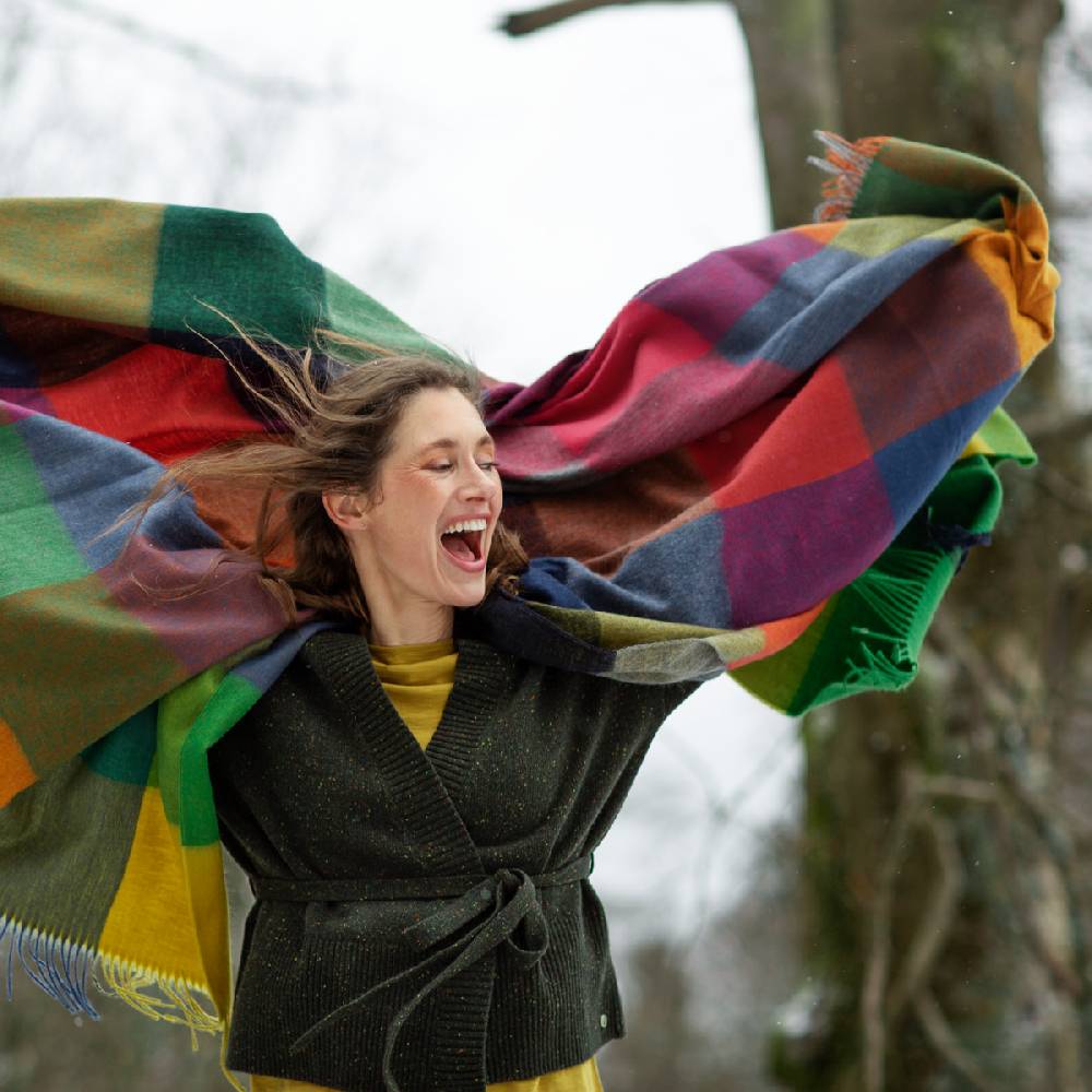 LIVING CRAFTS NORTHERN LIGHTS - Decke - Multicolor