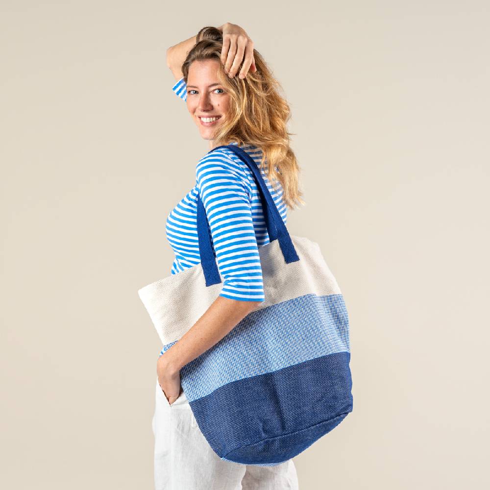 LIVING CRAFTS OMAN - Shopper - Shades Of Denim