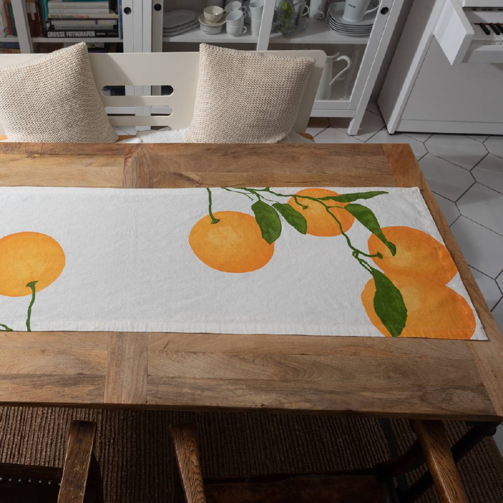 LIVING CRAFTS OREGANO - Tischläufer - Orange