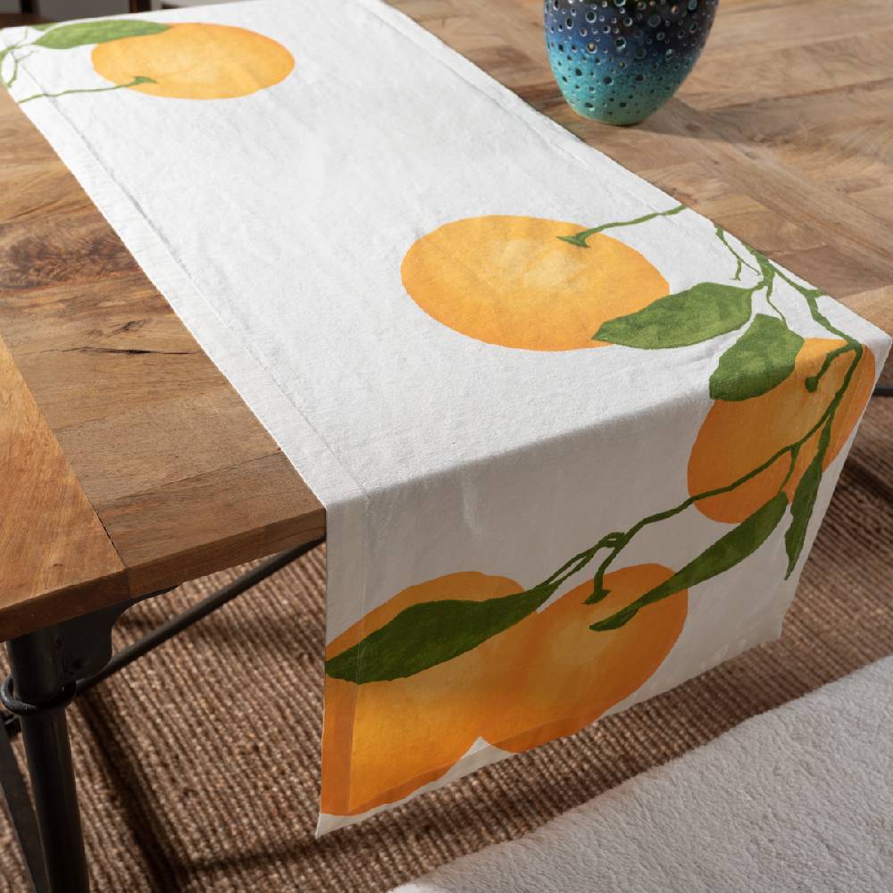 LIVING CRAFTS OREGANO - Tischläufer - Orange