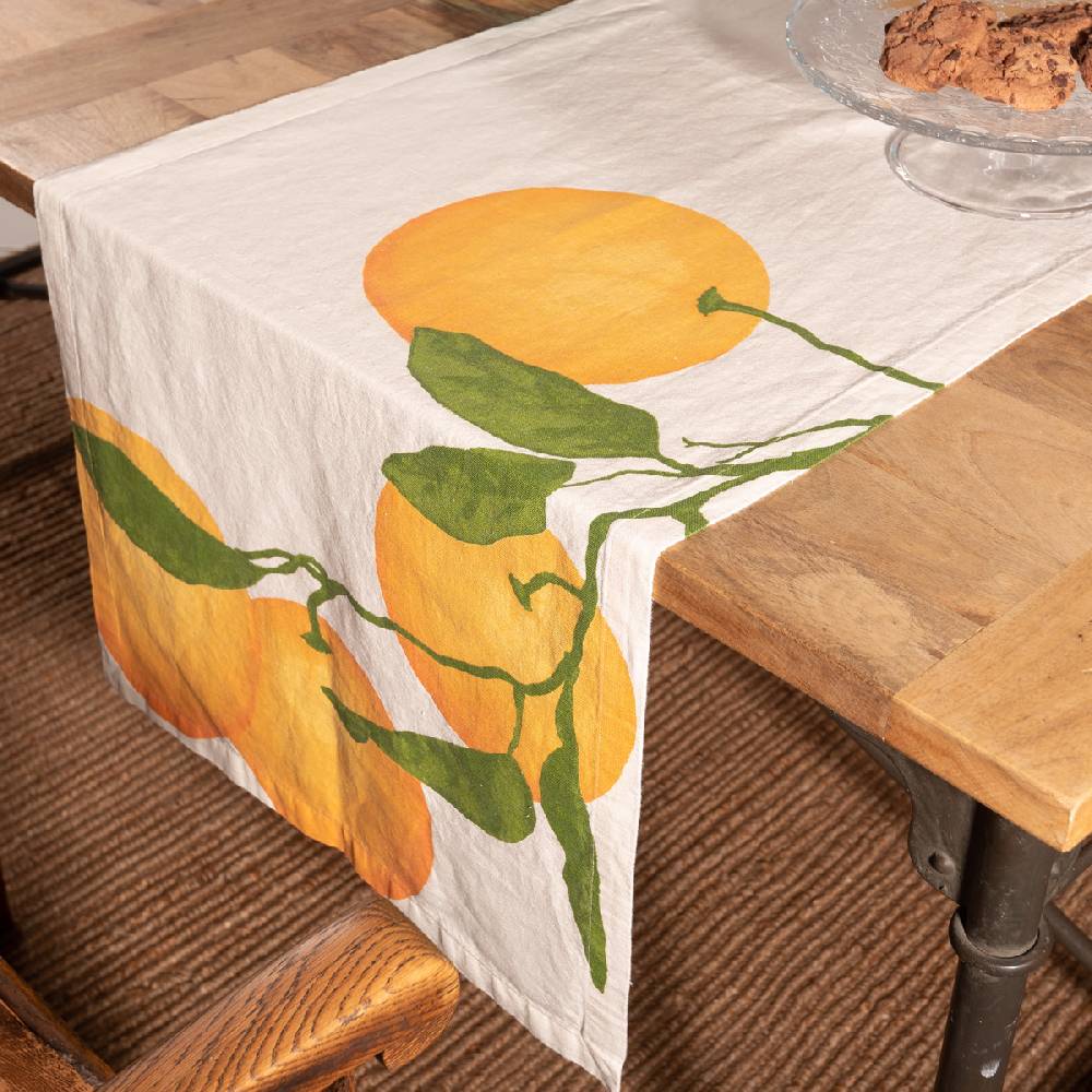 LIVING CRAFTS OREGANO - Tischläufer - Orange