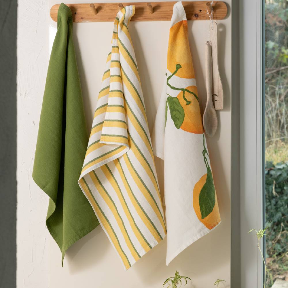 LIVING CRAFTS ORANGE - Geschirrtücher, 3er-Pack - Orange