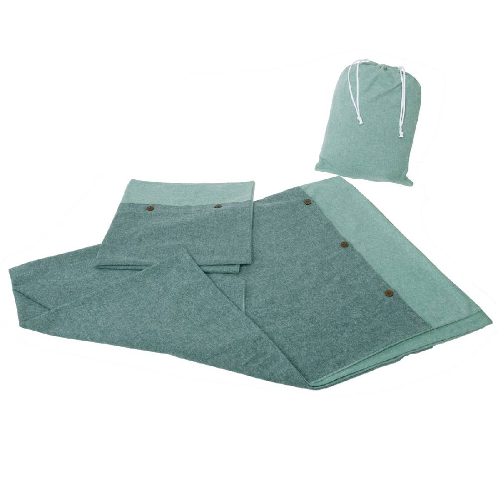 LIVING CRAFTS SARENTINO - Bettwäsche-Set, 2-teilig - Atlantic Sea