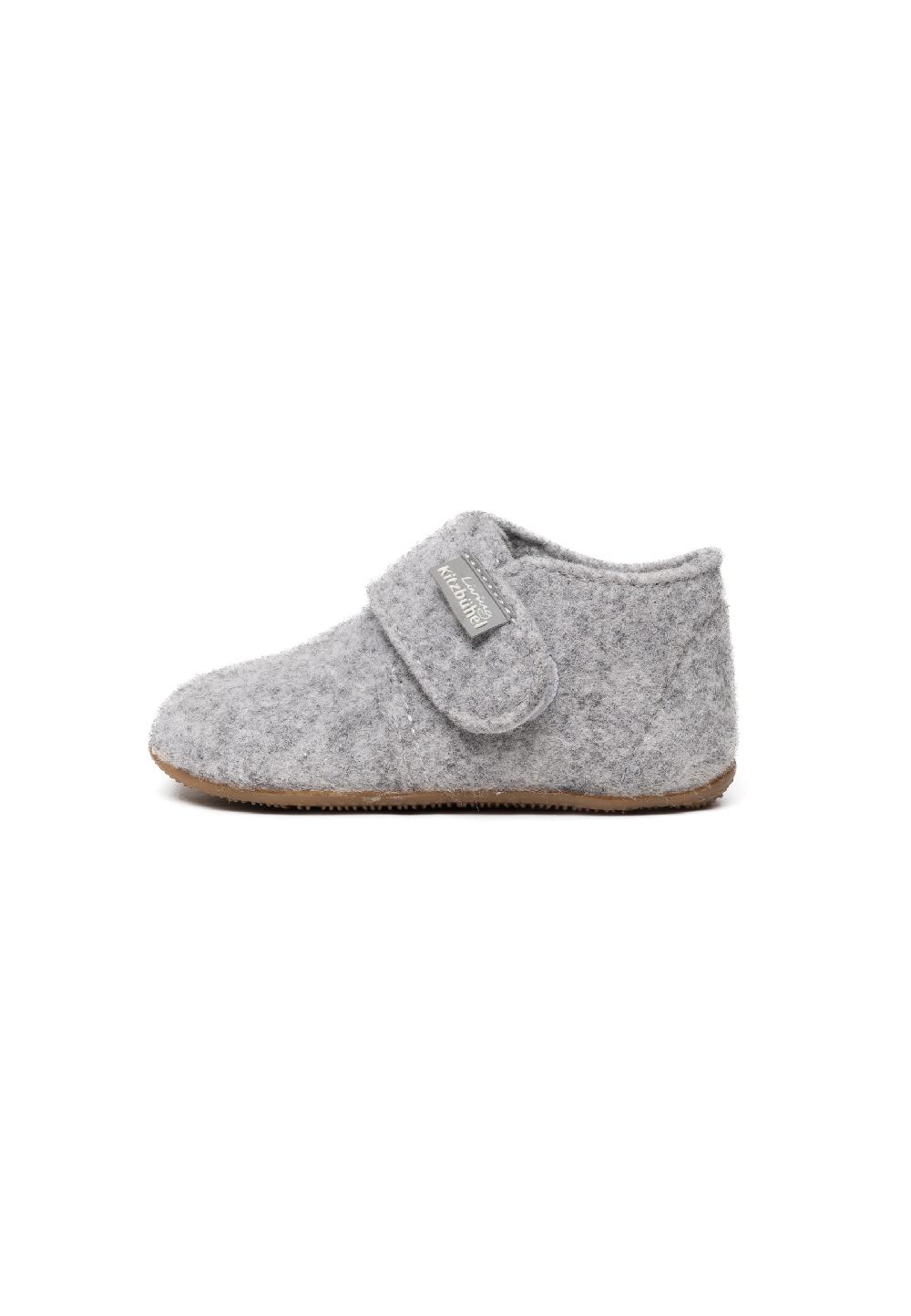 Living Kitzbühel Babyklettschuh Filz unifarben