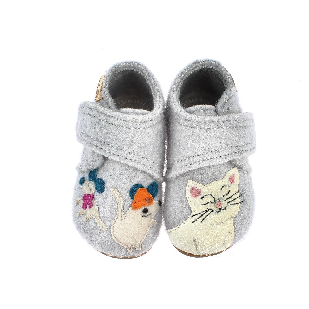Living Kitzbühel Babyklettschuh Katz und Maus