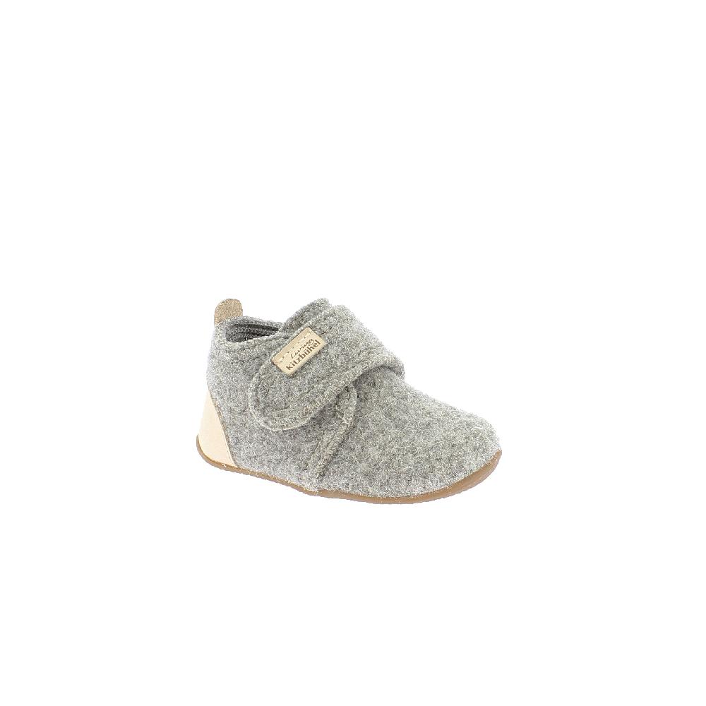 Living Kitzbühel Babyklettschuh Naturwolle