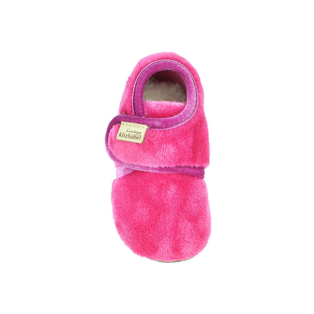 Living Kitzbühel Babyklettschuh Samt Unifarben