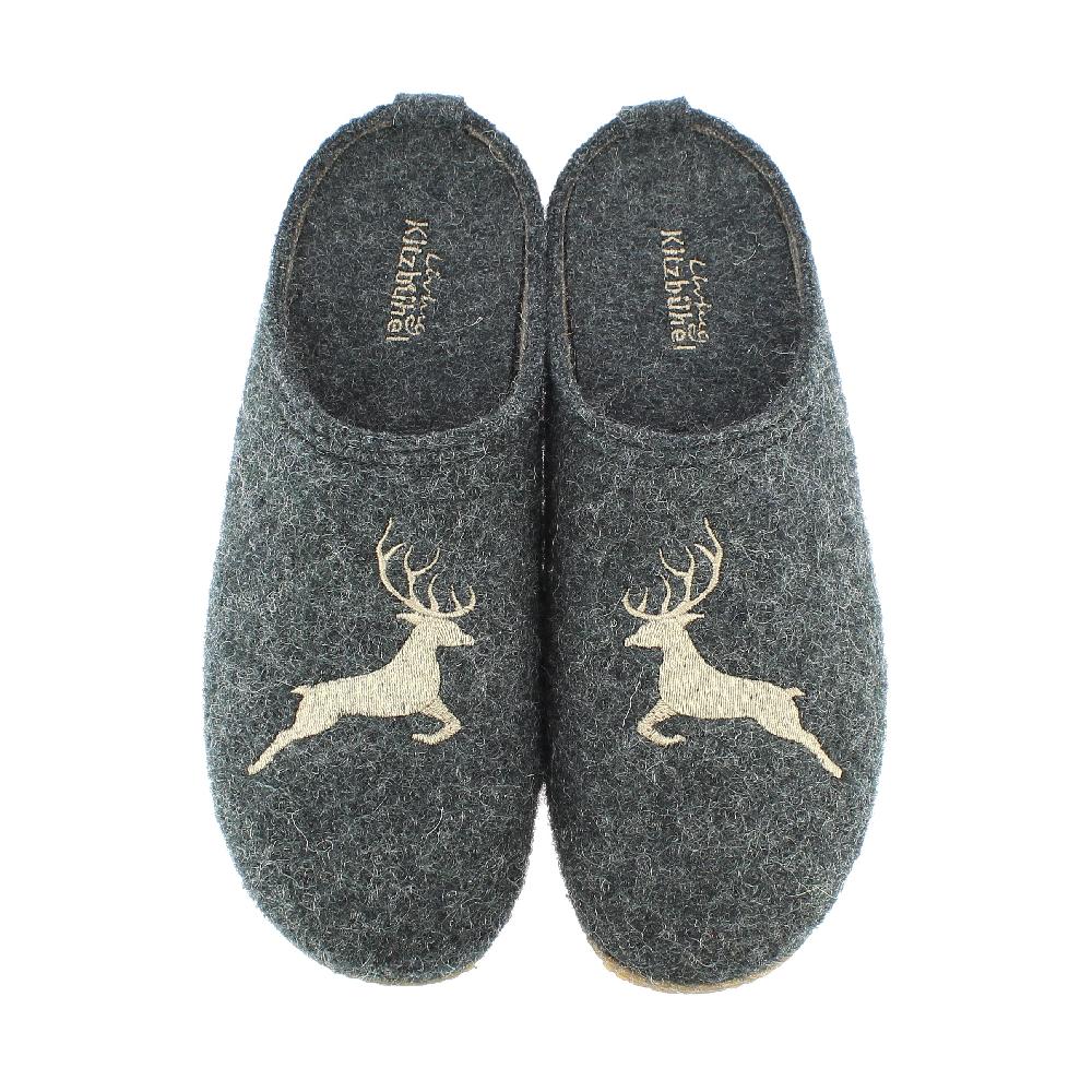 Living Kitzbühel Pantoffel springender Hirsch