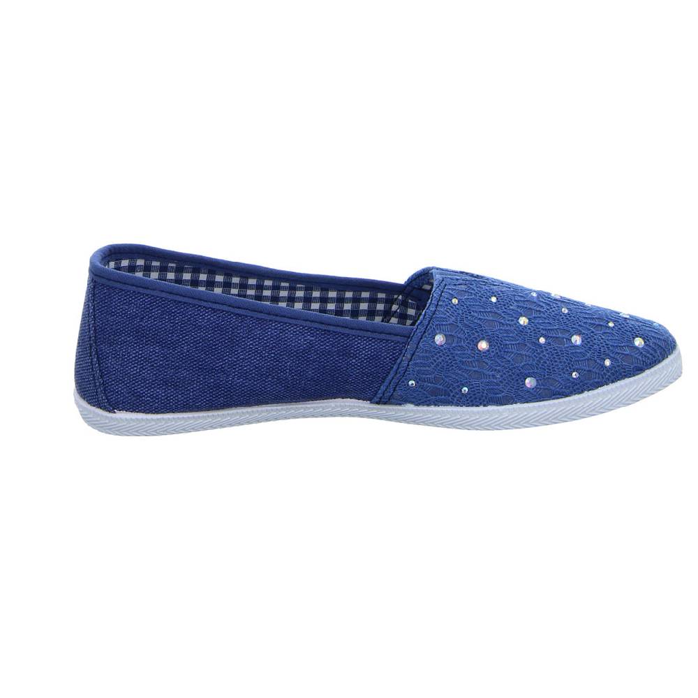 Alyssa Leinen Slipper/Kletthalbschuh