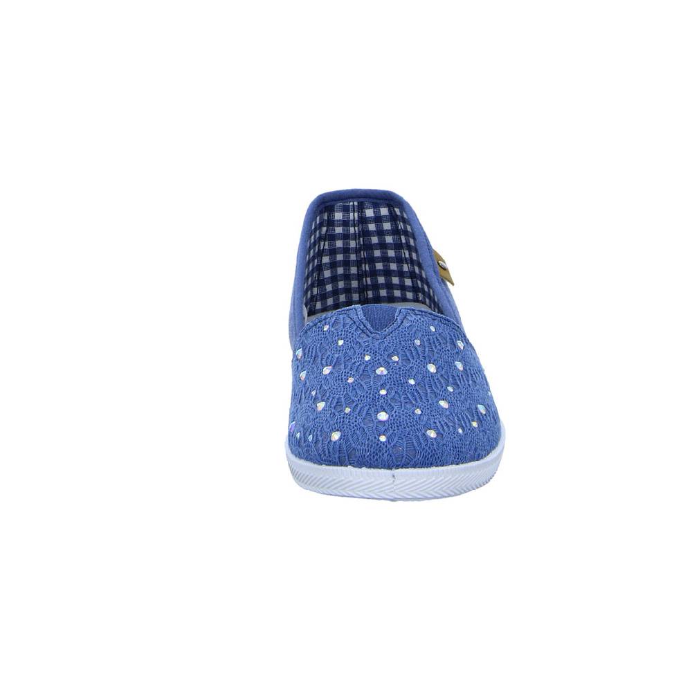 Alyssa Leinen Slipper/Kletthalbschuh