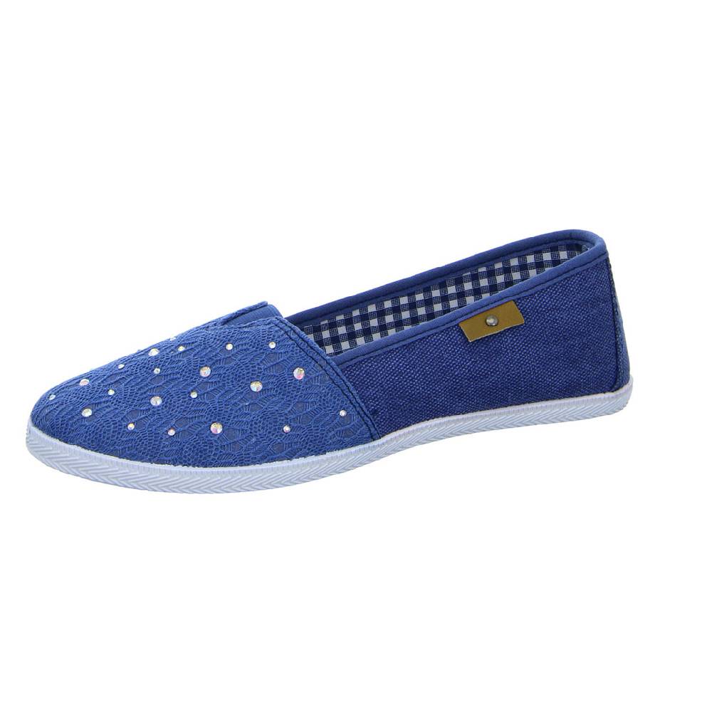 Alyssa Leinen Slipper/Kletthalbschuh