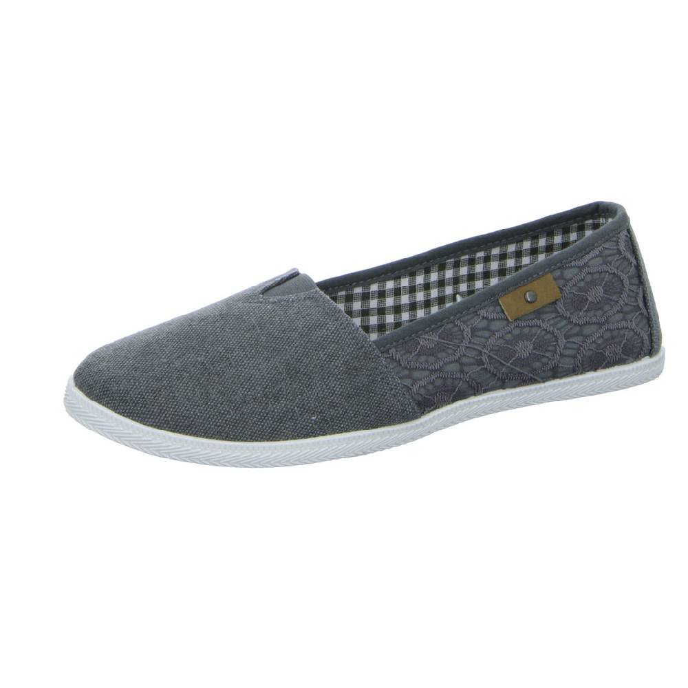 Alyssa Leinen Slipper/Kletthalbschuh