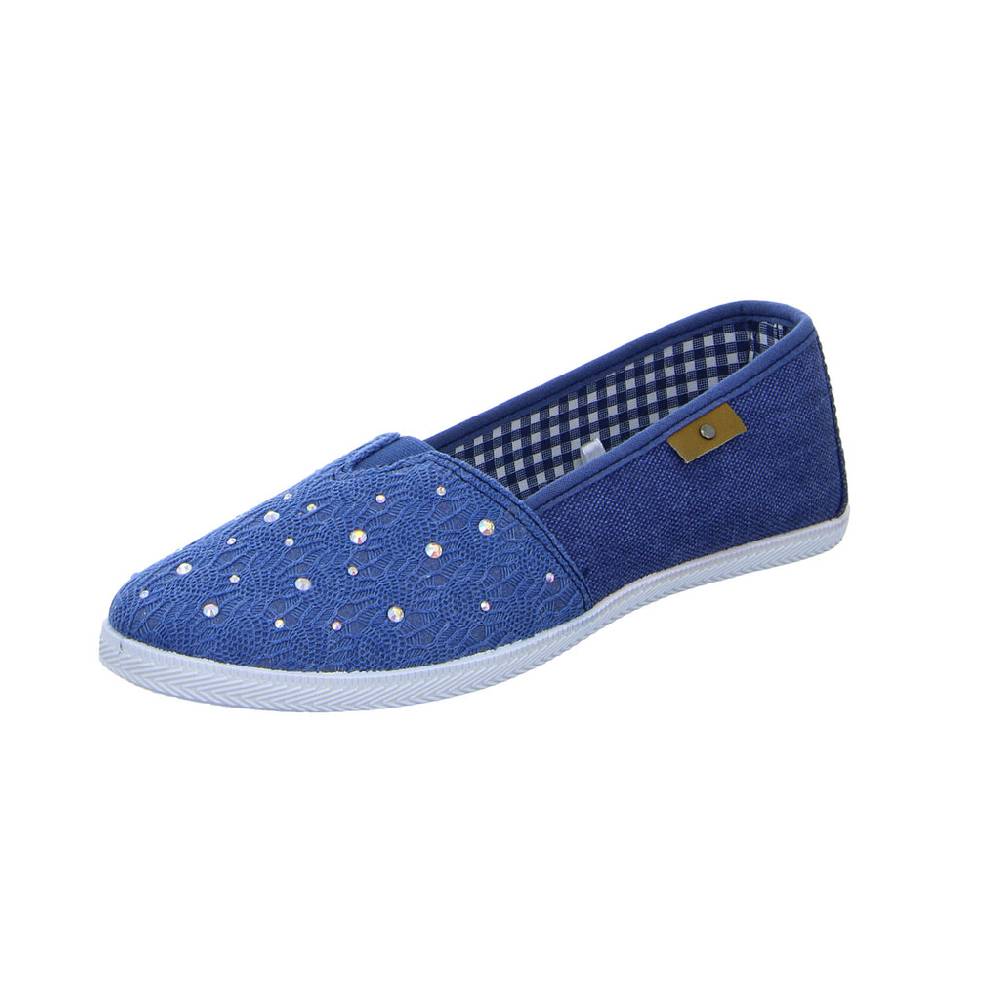Alyssa Leinen Slipper/Kletthalbschuh