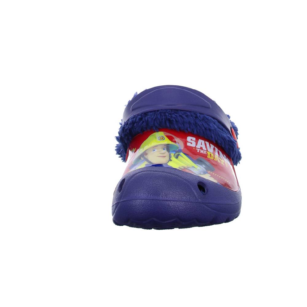 Fireman Sam Hausschuh Pantolette Warmfutter