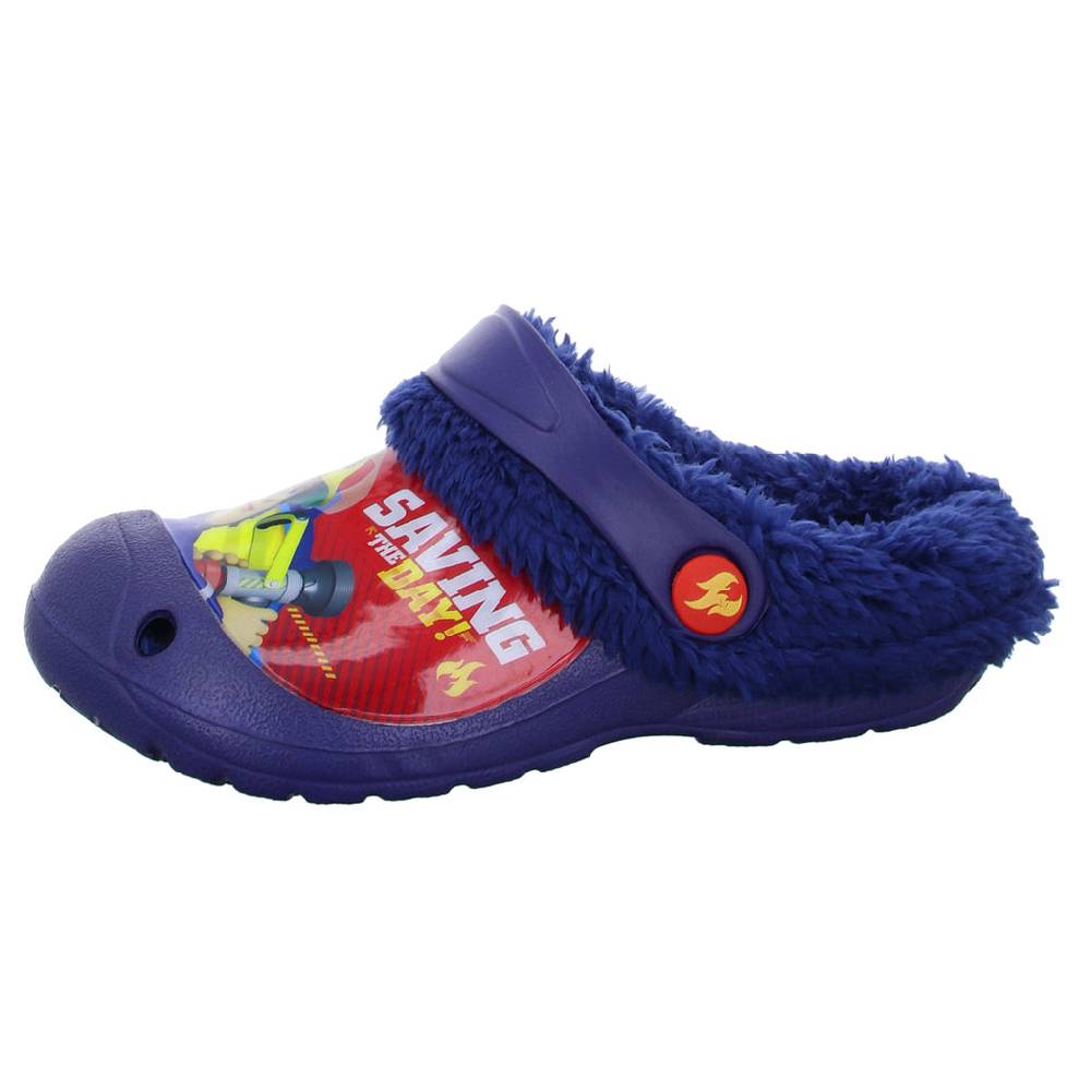 Fireman Sam Hausschuh Pantolette Warmfutter