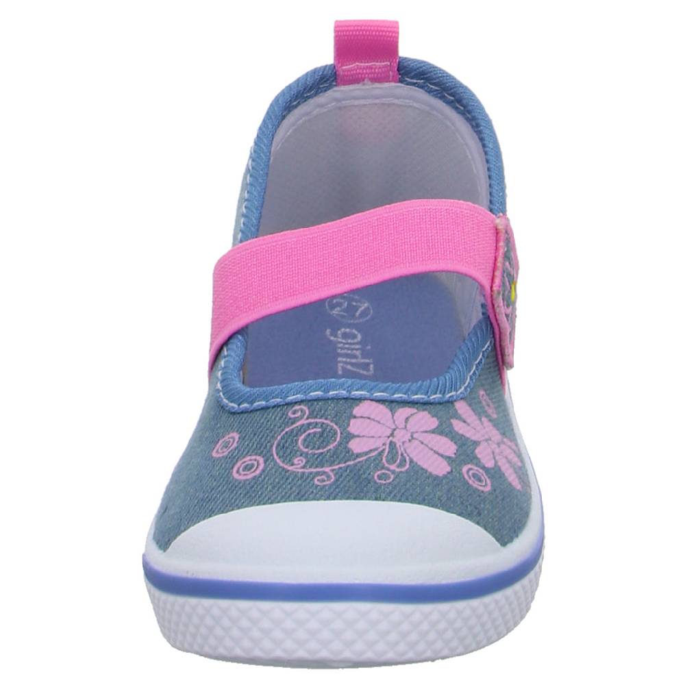 GirlZ OnlY Leinen Slipper/Kletthalbschuh