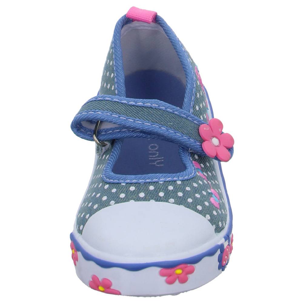 GirlZ OnlY Leinen Slipper/Kletthalbschuh