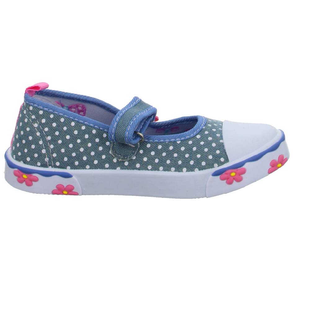 GirlZ OnlY Leinen Slipper/Kletthalbschuh