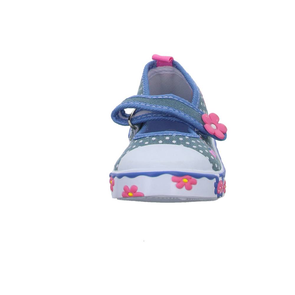 GirlZ OnlY Leinen Slipper/Kletthalbschuh
